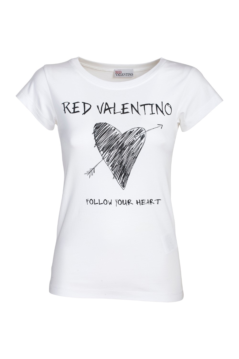 shop RED VALENTINO Saldi T-shirt: Red Valentino t-shirt in jersey di cotone con logo.
Girocollo.
Maniche corte.
Stampa.
Vestibilità aderente.
Composizione: 100% cotone.
Made in Turkey.. VR0MG10A5VK-0BO number 488143